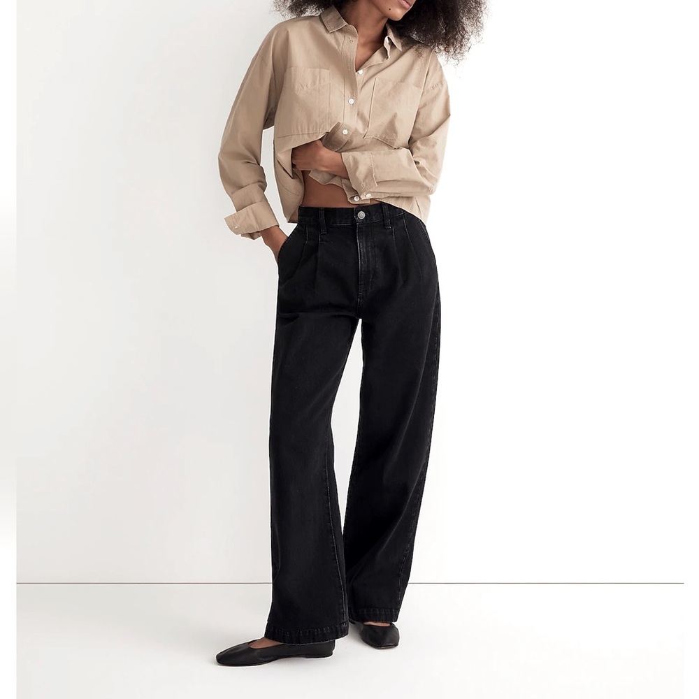 The Harlow Wide-Leg Jean in Norfleet Wash